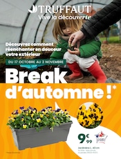 Catalogue Jardineries & Animaleries Truffaut en cours à Quincy-sous-Sénart et alentours, "Break d’automne !", 10 pages, 17/10/2025 - 02/11/2025