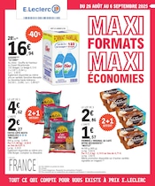 Prospectus E.Leclerc à Caudebec-lès-Elbeuf, "MAXI FORMATS MAXI ÉCONOMIES", 52 pages de promos valables du 26/08/2025 au 06/09/2025