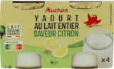 YAOURT AU LAIT ENTIER SAVEUR CITRON AUCHAN - AUCHAN dans le catalogue Auchan Supermarché