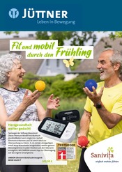 Aktueller Jüttner Orthopädie KG Prospekt mit Blutdruckmessgerät, "Fit und mobil durch den Frühling", Seite 1