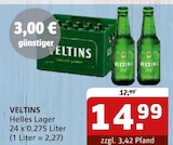 Aktuelle Veltins Angebote bei Getränke Quelle WVG in Magdeburg Aktuelles Helles Lager Angebot bei Getränke Quelle WVG in Magdeburg ab 14,99 €