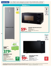 Promos Réfrigérateur dans le catalogue "ÉLECTROSHOW" de Auchan Hypermarché Réfrigérateur en promo dans le catalogue Auchan Hypermarché à la page 10