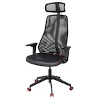Aktuelles Gamingstuhl Bomstad schwarz Angebot bei IKEA in Siegen (Universitätsstadt) ab 129,00 €