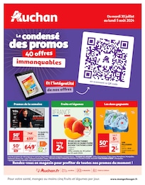 Prospectus Auchan Hypermarché à Montélimar, "Le condensé des promos", 8 pages, 30/07/2024 - 05/08/2024