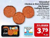 Chicken & More Schmiede "Big Burger" Geflügel-Burger Angebote von Wiesenhof bei Marktkauf Altenburg für 3,79 €