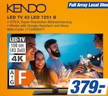 Aktuelles LED TV 43 LED 7251 B Angebot bei expert in Dresden ab 379,00 €