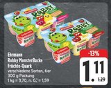 Robby MonsterBacke Früchte-Quark Angebote von Ehrmann bei EDEKA Fürth für 1,11 €