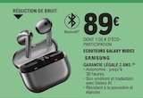Ecouteurs Galaxy Buds3 - SAMSUNG - E.Leclerc à Franconville Ecouteurs Galaxy Buds3 - SAMSUNG en promo chez E.Leclerc Franconville à 89,00 €