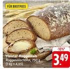 EDEKA Butzbach - Meister-Roggenlaib Angebot im Prospekt Meister-Roggenlaib bei EDEKA im Butzbach Prospekt für 3,49 €