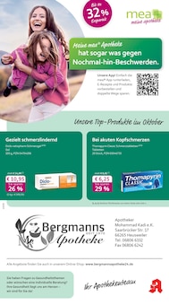 mea - meine apotheke Prospekt Unsere Oktober-Angebote mit 4 Seiten