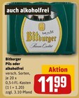 Pils Angebote von Bitburger bei REWE Wertheim für 11,99 €