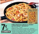 Penne Crevettes & Noix de St-Jacques au Pesto Rosso à E.Leclerc dans Rancy