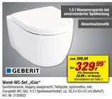 Wand-WC-Set "iCon" bei toom Baumarkt im Weimar Prospekt für 329,99 €