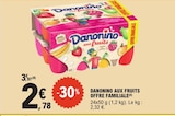 Promo Danonino aux fruits offre familiale à 2,78 € dans le catalogue E.Leclerc à Saint-Georges-de-Reneins