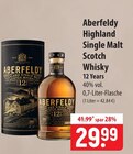 Aberfeldy Highland Single Malt Scotch Whisky Angebote bei famila Nordost Langenhagen für 29,99 €
