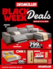 Aktueller Segmüller Möbel & Einrichtung Prospekt in Mannheim und Umgebung, "BLACK WEEK DEALS" mit 6 Seiten, 19.11.2025 - 01.12.2025