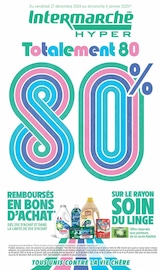 Catalogue Supermarchés Intermarché en cours à Lévignen et alentours, "Totalement 80 80%", 40 pages, 27/12/2024 - 05/01/2025