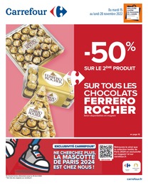 Prospectus Carrefour, "-50% sur le 2ème produit", 60 pages, 15/11/2022 - 28/11/2022