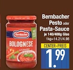 Pesto im EDEKA Prospekt Pesto von Bernbacher im aktuellen EDEKA Prospekt für 1,99 €