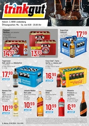 Trinkgut Prospekt für Achberg mit 4 Seiten Trinkgut Prospekt für Achberg: "Aktuelle Angebote", 4 Seiten, 07.04.2026 - 11.04.2026