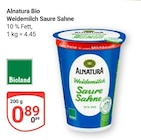 Aktuelle Sahne Angebote bei GLOBUS in Mannheim Aktuelles Weidemilch Saure Sahne Angebot bei GLOBUS in Mannheim ab 0,89 €