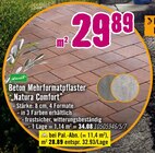 Hornbach Herne - Beton Mehrformatpflaster "Natura Comfort" Angebot im Prospekt Beton Mehrformatpflaster "Natura Comfort" bei Hornbach im Herne Prospekt für 28,89 €