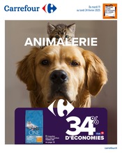 Promos Animaux dans le catalogue "ANIMALERIE" de Carrefour à la page 1