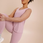 Débardeur de sport fluide dos nageur mauve femme en promo chez La Halle Débardeur de sport fluide dos nageur mauve femme dans le catalogue La Halle