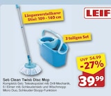 Set Clean Twist Disc Mop von Leifheit für 39,99 € bei famila Nordwest im Angebot Set Clean Twist Disc Mop von Leifheit im aktuellen famila Nordwest Prospekt