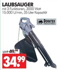 LAUBSAUGER im Angebot bei Wreesmann in Dessau-Roßlau LAUBSAUGER Angebote von DORATEX INDUSTRIES bei Wreesmann Dessau-Roßlau für 34,99 €