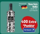 Wodka im EDEKA Prospekt Vodka von Three Sixty im aktuellen EDEKA Prospekt