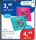 Mini Pralines von Lindt für 3,49 € bei budni im Angebot Mini Pralines von Lindt im aktuellen budni Prospekt