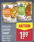Hühnersuppe Angebote von Speisezeit bei ALDI Nord Seevetal für 1,89 €