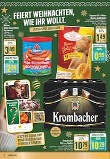 Krombacher im EDEKA Prospekt "Aktuelle Angebote" mit 28 Seiten (Solingen (Klingenstadt))