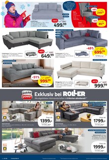 Sitzmöbel im ROLLER Prospekt "Schneeflöckchen Preis-Schöckchen" mit 16 Seiten (Offenbach (Main))