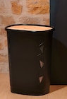 Coffre à granulés XL noir avec couvercle bois - EDA Plastiques - Weldom à Istres Coffre à granulés XL noir avec couvercle bois - EDA Plastiques en promo chez Weldom Istres à 49,00 €