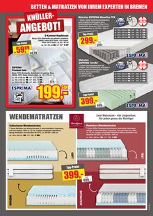 Matratze im aktuellen Witthus Heimtex-Fachmarkt GmbH Prospekt (Bremen) Matratze im Witthus Heimtex-Fachmarkt GmbH Prospekt "TIEFPREIS-WOCHEN!" mit 16 Seiten (Bremen)