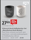 Aktuelle Kaffee Angebote bei XXXLutz in Goslar Aktuelles Kaffeebecher-Set Manufacture Rock Mickey Angebot bei XXXLutz in Goslar ab 27,99 €