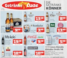 Cola im Getränke Oase Prospekt "Aktuelle Angebote" mit 1 Seiten (Lünen)