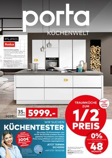 Aktueller porta Möbel Prospekt (Selsingen, 8 Seiten zum blĂ€ttern porta Möbel Prospekt PORTA KĂCHENWELT mit 8 Seiten