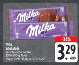 Schokolade im Angebot bei EDEKA in Suhl Schokolade Angebote von Milka bei EDEKA Suhl für 3,29 €