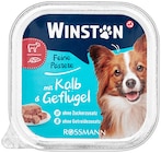 Hund Feine Pastete im Rossmann Prospekt Hund Feine Pastete von Winston im aktuellen Rossmann Prospekt für 0,45 €