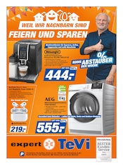 Aktueller expert TeVi Elektromarkt Prospekt in Burgthann und Umgebung, "Top Angebote" mit 12 Seiten, 25.04.2025 - 05.05.2025