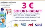 Weichspüler Angebote von Kuschelweich bei GLOBUS Hürth für 1,59 €