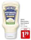 Mayonnaise Das Original Angebote von Heinz bei EDEKA Saarbrücken für 1,79 €