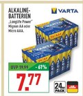 Aktuelles Alkaline-Batterien Longlife Power Mignon AA Angebot bei Marktkauf in Bielefeld ab 7,77 €