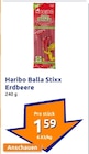 Balla Stixx Erdbeere von Haribo im aktuellen Action Prospekt