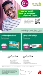 mea - meine apotheke Prospekt für Essen mit 4 Seiten mea - meine apotheke Prospekt für Essen: "Unsere Juni-Angebote", 4 Seiten, 01.06.2026 - 30.06.2026
