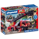 Camion de pompiers à grande échelle - PLAYMOBIL - Carrefour à Créteil Camion de pompiers à grande échelle - PLAYMOBIL en promo chez Carrefour Créteil à 69,99 €