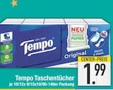 Taschentücher im EDEKA Prospekt Taschentücher von Tempo im aktuellen EDEKA Prospekt für 1,99 €